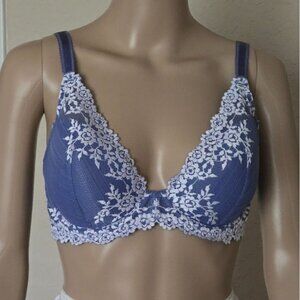 WACOAL 853291 Embrace Floral Lace Contour Bra Size 32DD